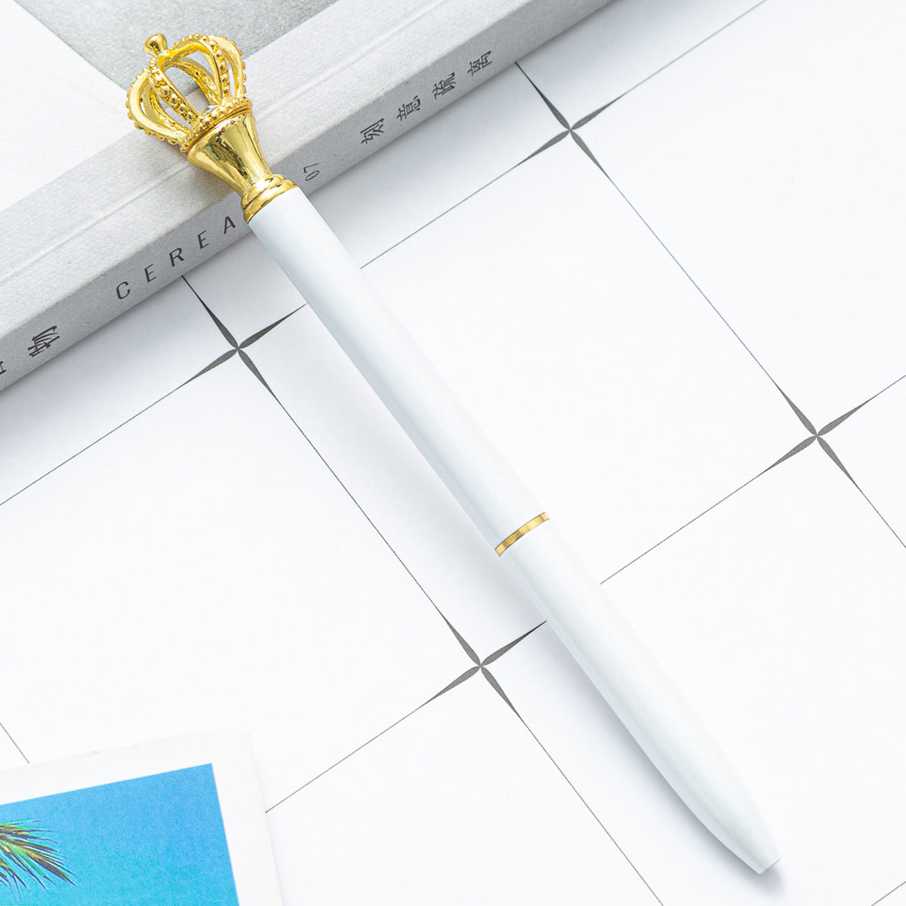 Bolígrafo De Corona De Dibujos Animados De Metal al por mayor